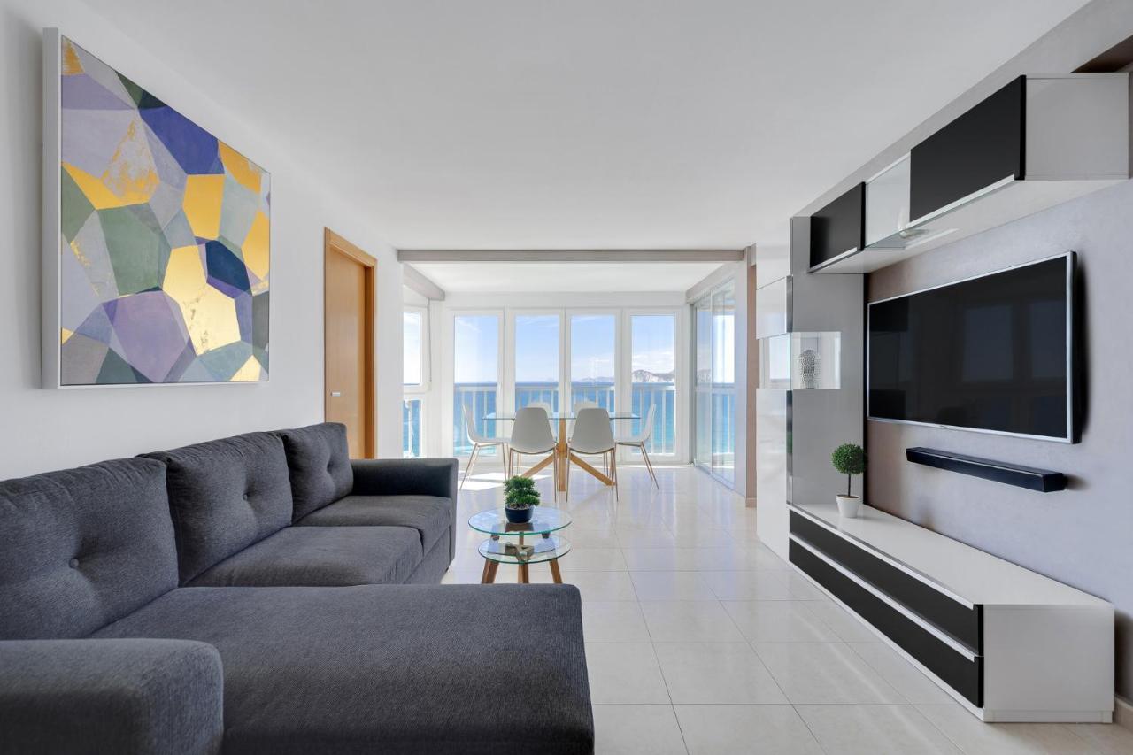 Levante Sunset Front Line Apartment Almadraba Benidorm Dış mekan fotoğraf