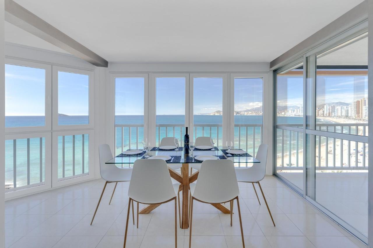 Levante Sunset Front Line Apartment Almadraba Benidorm Dış mekan fotoğraf