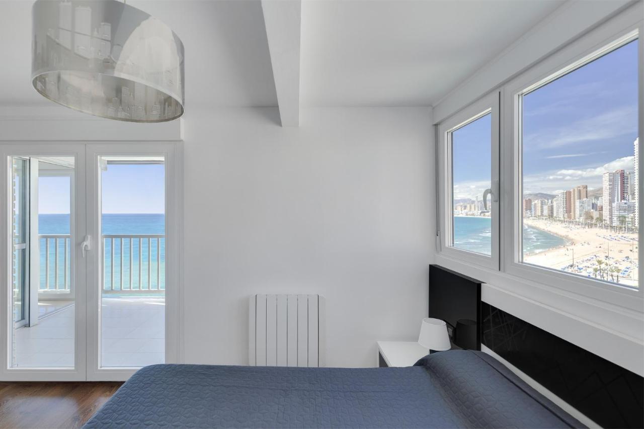 Levante Sunset Front Line Apartment Almadraba Benidorm Dış mekan fotoğraf