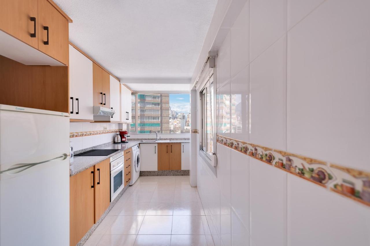 Levante Sunset Front Line Apartment Almadraba Benidorm Dış mekan fotoğraf